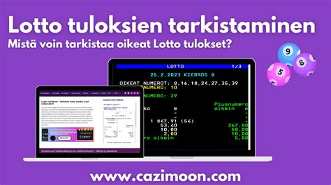 lotto tulokset tänään 2019